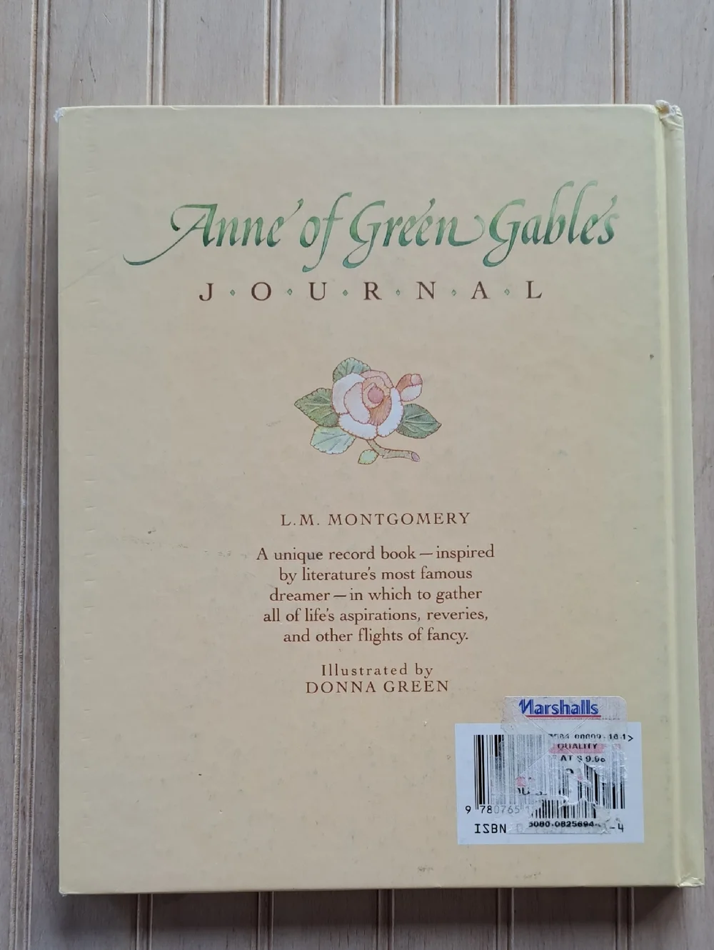 Anne of Green Gables Journal Hardcover L.M. Montgomery Donna Green Gift Book